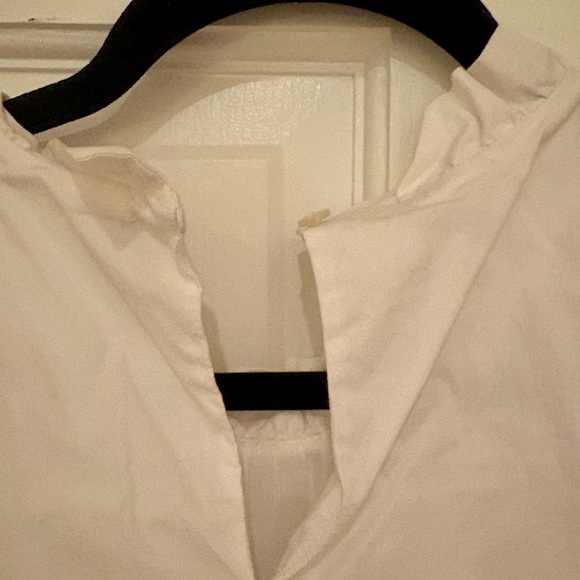 J. Crew White Midi Rickrack Trim Dress - Picture 6 of 7